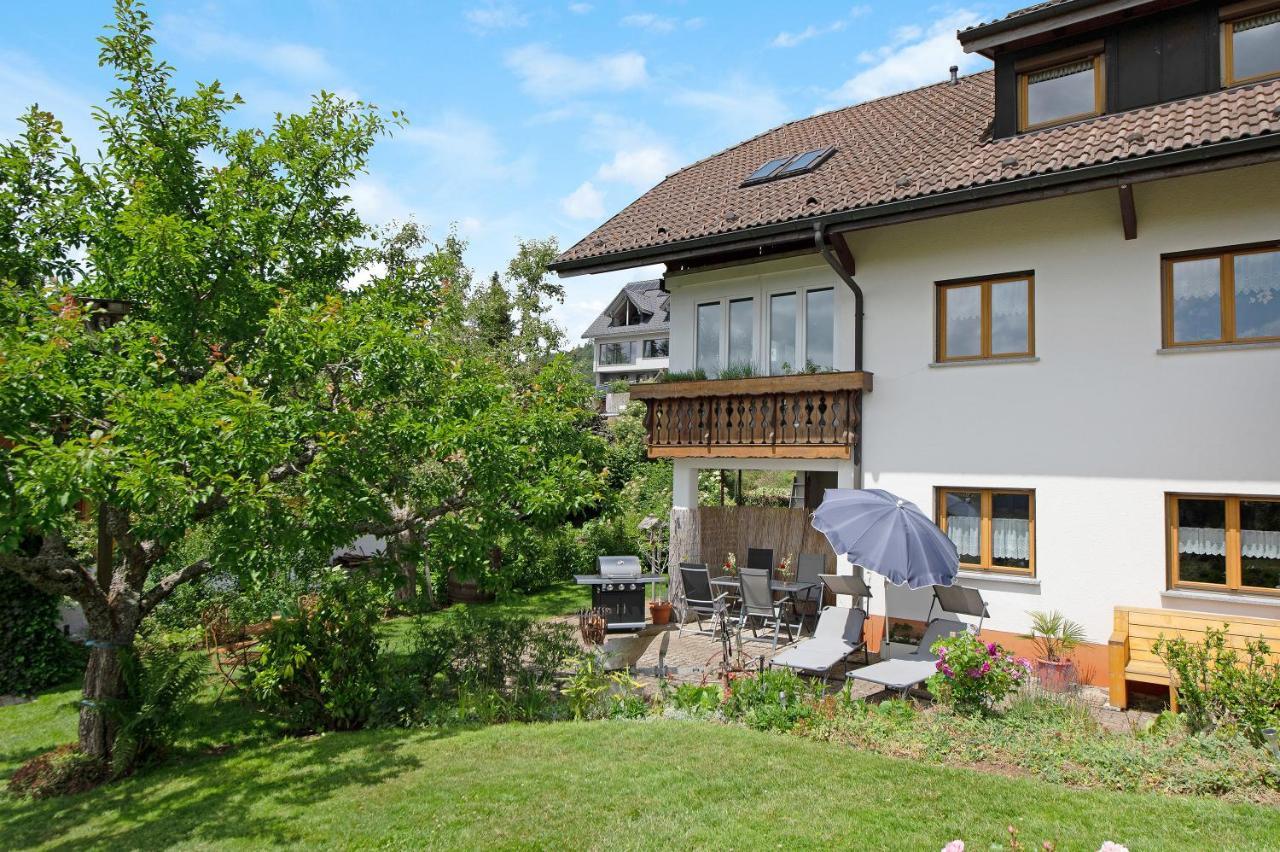 Ferienwohnung Blasi Mit Alpensicht Ibach Exterior foto