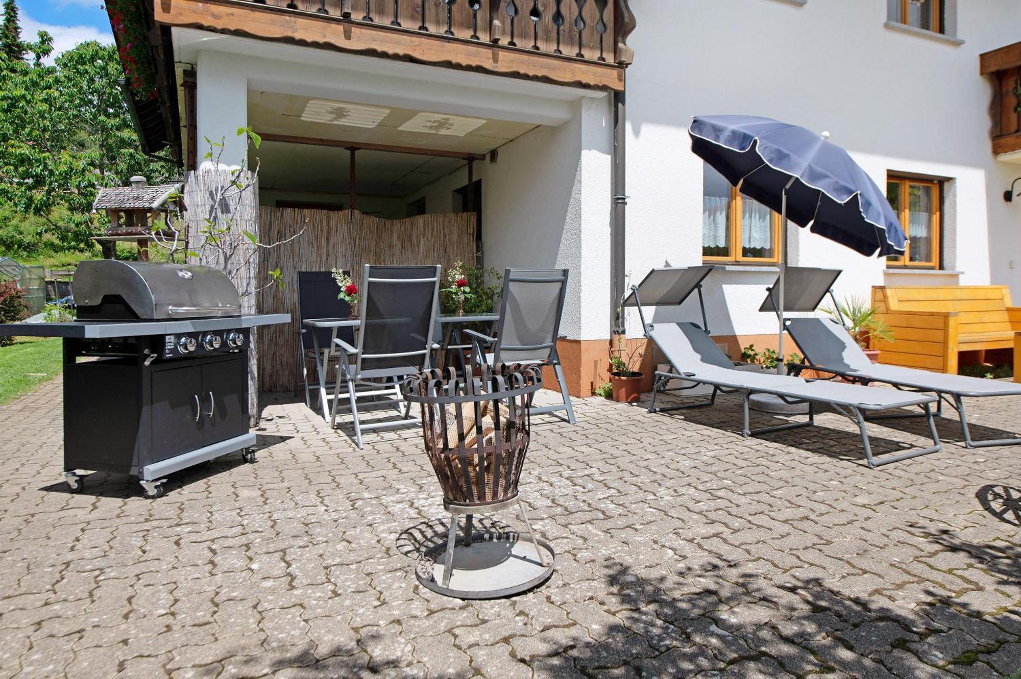 Ferienwohnung Blasi Mit Alpensicht Ibach Exterior foto