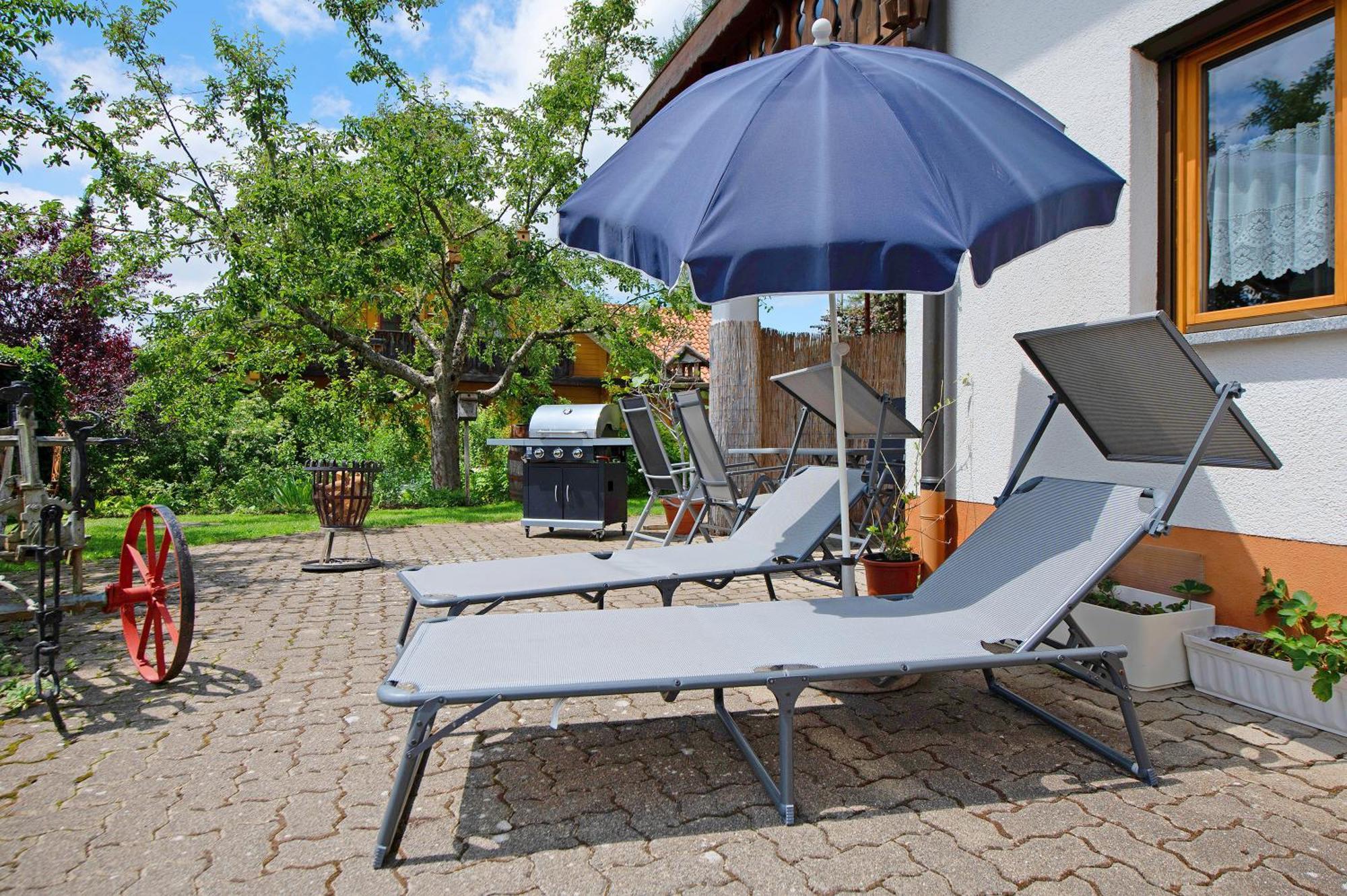 Ferienwohnung Blasi Mit Alpensicht Ibach Exterior foto